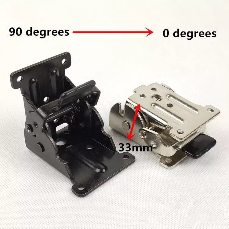 2 foldable self-locking hinges | Brehn
