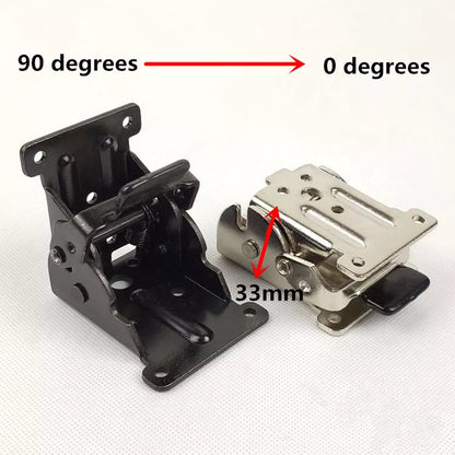 2 foldable self-locking hinges | Brehn