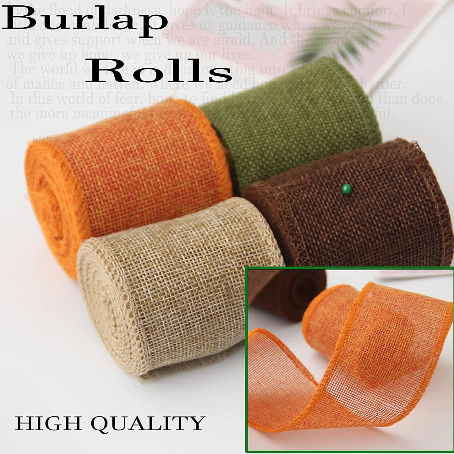 Skanto | 3M Rustic Jute Ribbon – 60mm Wide Gift Ribbon for DIY, Christmas & Weddings