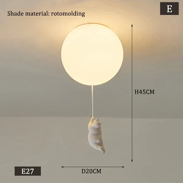 Skanto | Hanging Bear Balloons Lamp