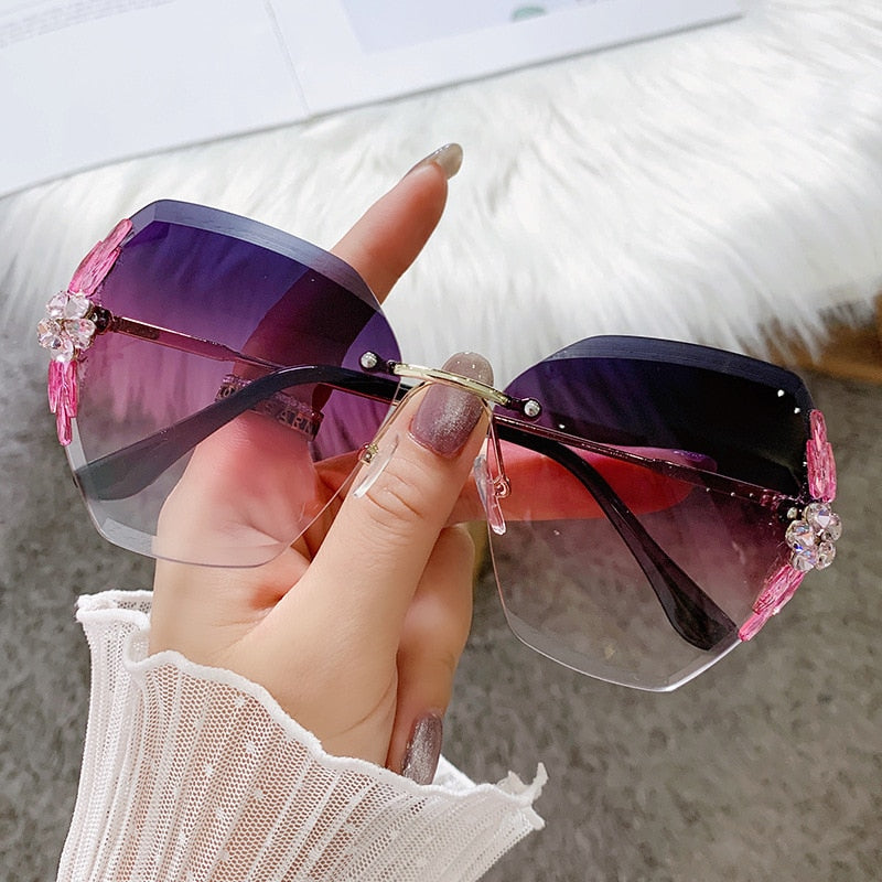 Brehn | Fancy Women's Rhinestone Sunglasses
