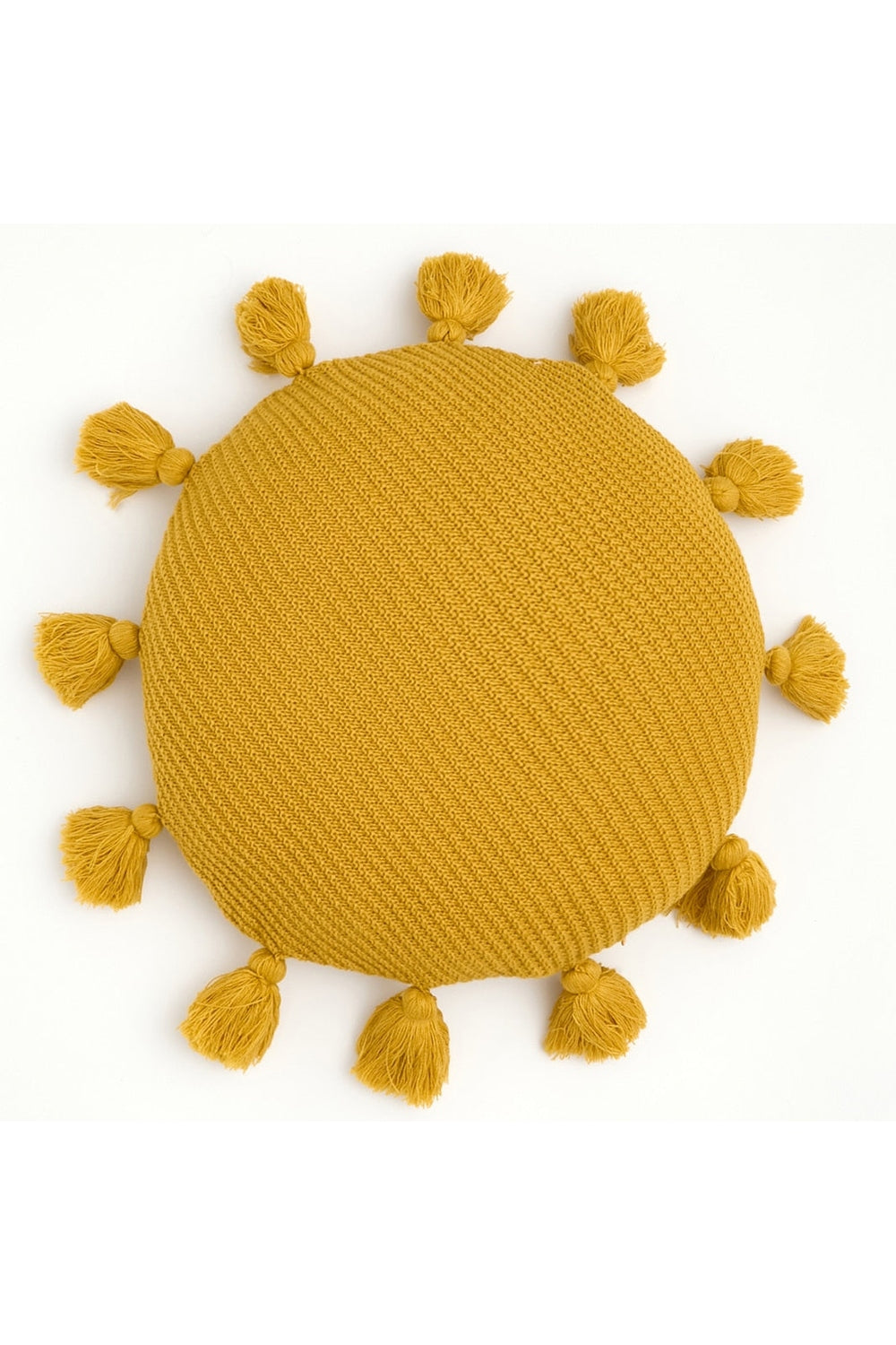 Fringe round seat cushion | Bowlift