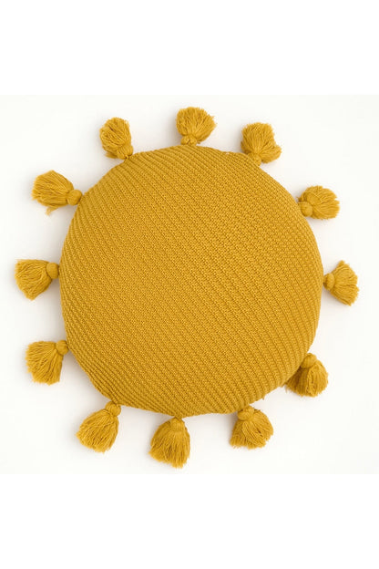 Fringe round seat cushion | Bowlift