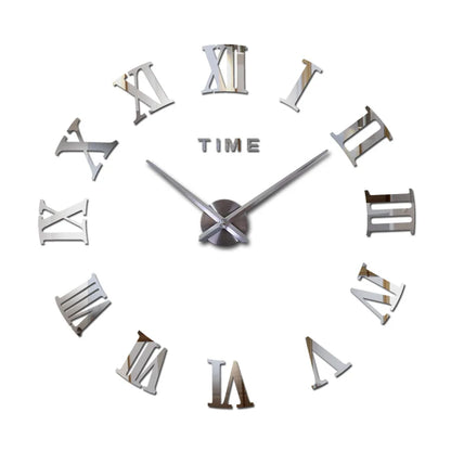 Large Modern Roman Numeral Wall Clock – Stylish Decorative Clock for Living Room, Bedroom, and Office
