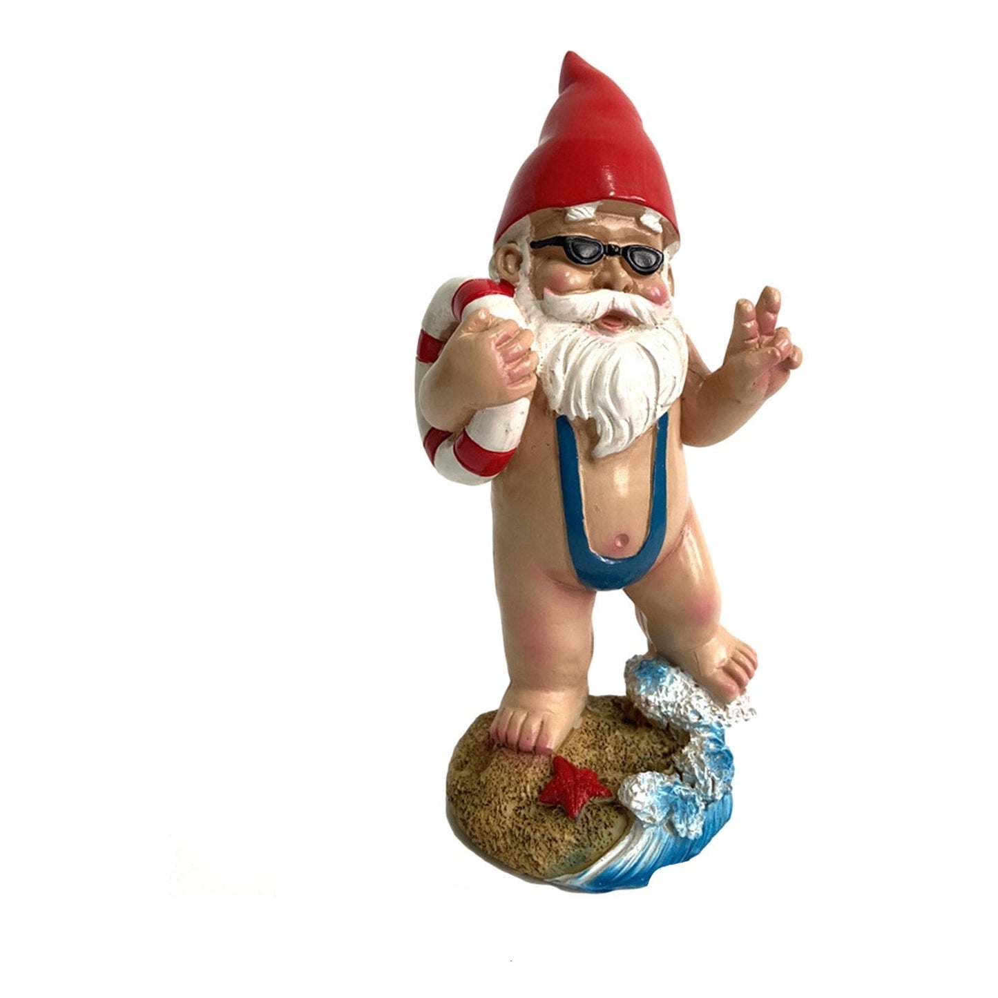 Playful Garden Gnome: Garden Decoration