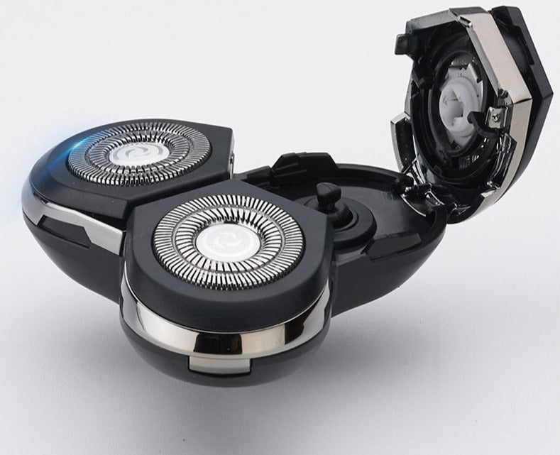 BowLift | Rechargeable Wet & Dry Electric Shaver for Men – Waterproof Grooming with LCD Display
