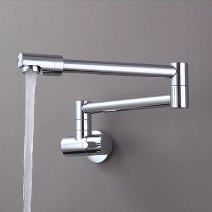 Skanto | Wall-Mounted Foldable Chrome Pot Filler Faucet