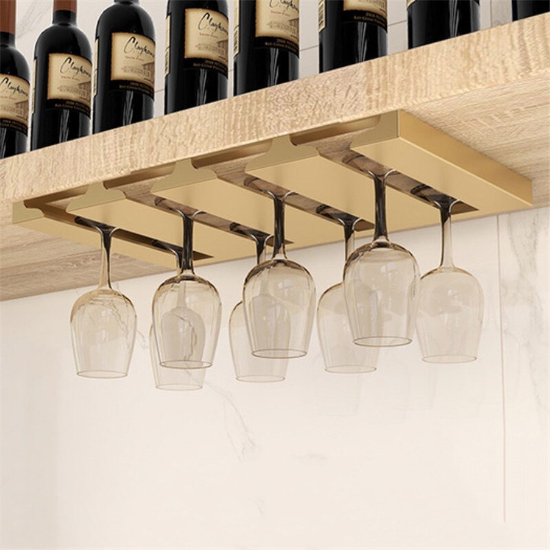 Skanto | Under Cabinet Glass Organizer Rack