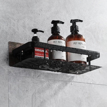 BowLift | Stylish & Practical No-Drill Shower Corner Shelf – Space-Saving Bathroom Storage Rack