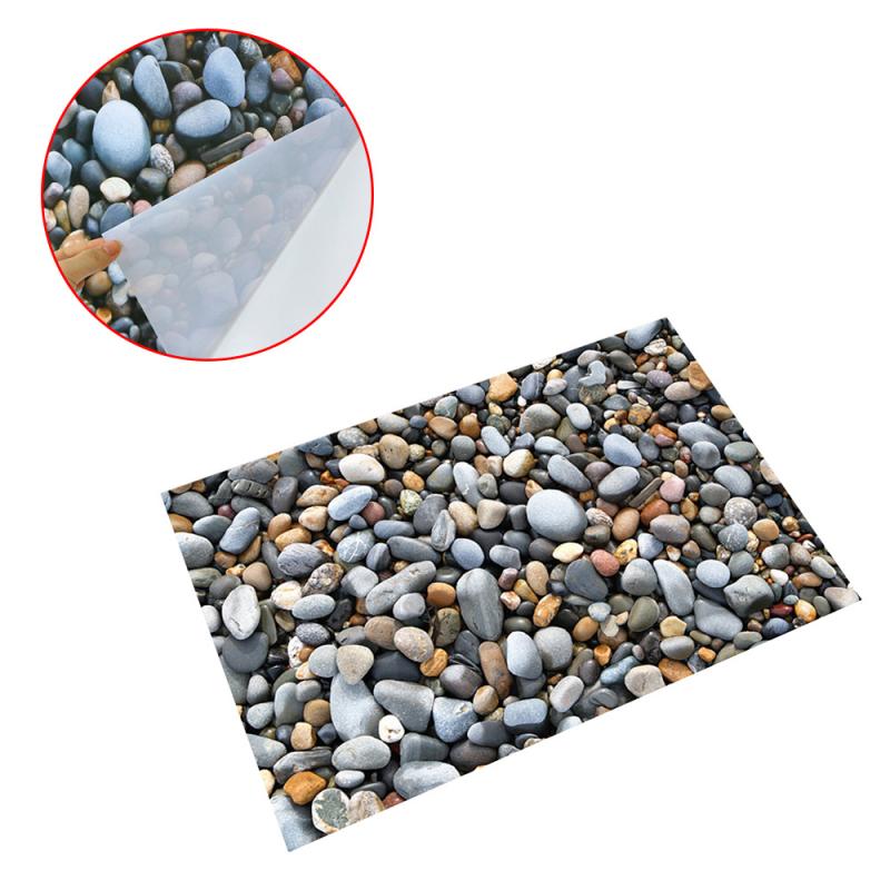 BowLift | 3D Stone Surface Bathroom Floor Stickers