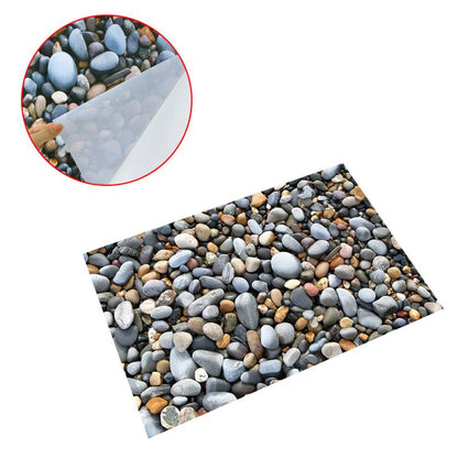 BowLift | 3D Stone Surface Bathroom Floor Stickers