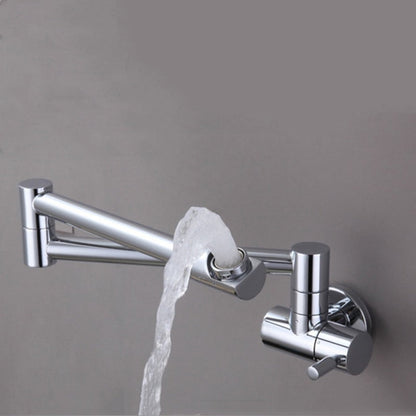 Skanto | Wall-Mounted Foldable Chrome Pot Filler Faucet