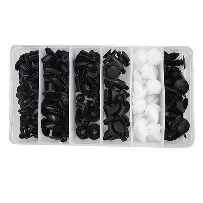 100pcs Auto Fastener Pin Rivet Bumper Car Clip Kit | Bowlift