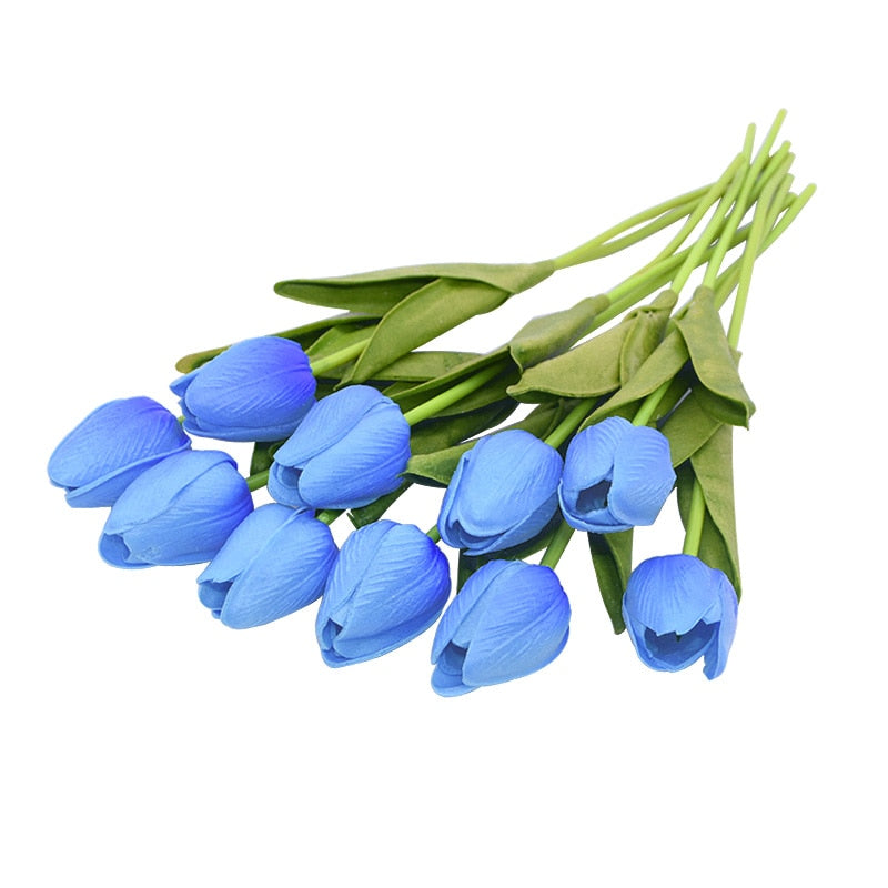 Skanto | Artificial Tulip Bouquet, Decoration (10 Pieces)