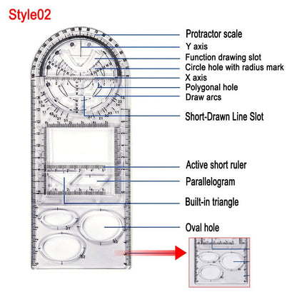 Skanto | Geometric Art Design Architect Ruler