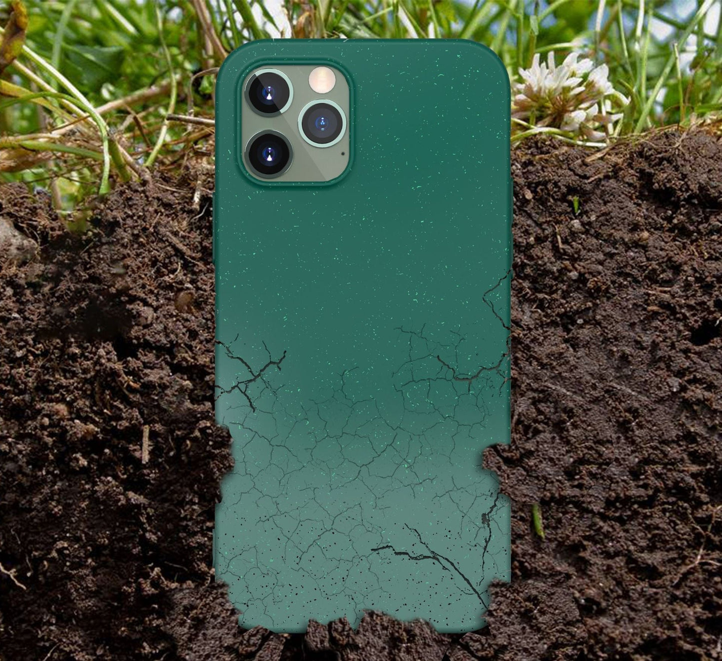 Blue compostable cover