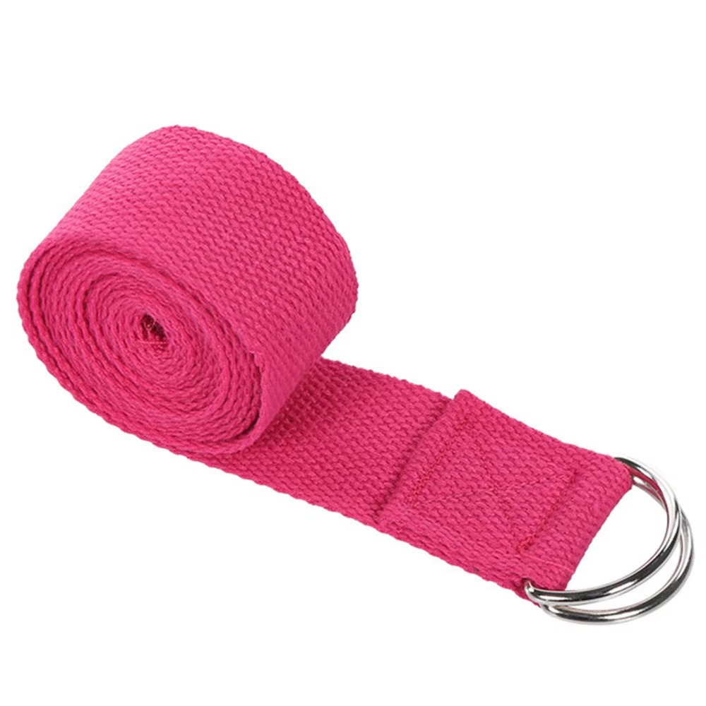 BowLift | Premium Cotton Yoga Strap with Adjustable D Ring Buckle for Stretching and Pilates