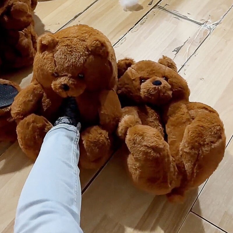BowLift | Warm Bear Paws Cute Home Slippers
