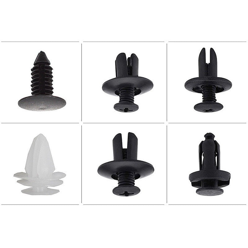 100pcs Auto Fastener Pin Rivet Bumper Car Clip Kit | Bowlift