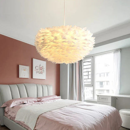 Cloud Like Realistic Feather Chandelier | Brehn