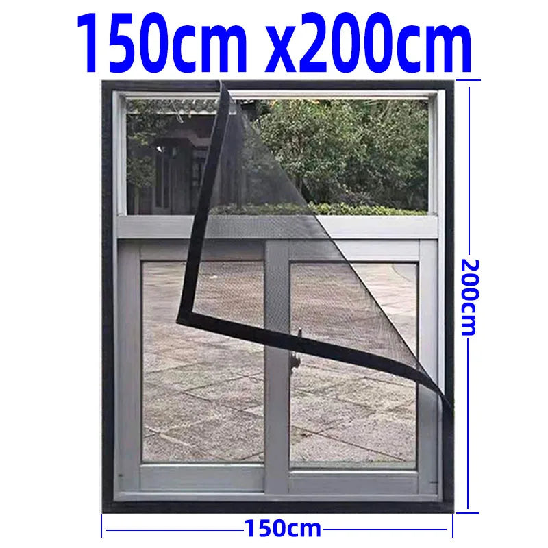 Adjustable Invisible Anti-Mosquito Washable Window Screen | Skanto