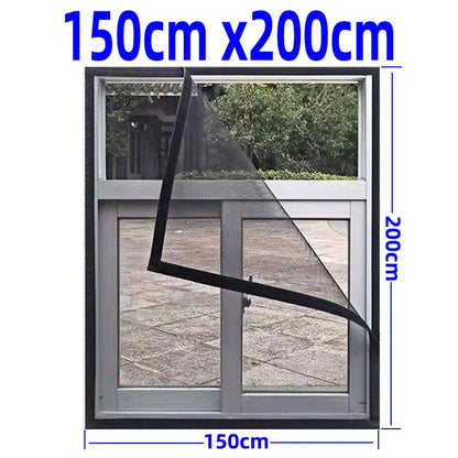 Adjustable Invisible Anti-Mosquito Washable Window Screen | Skanto