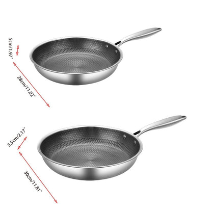 CookPro | Stainless Steel Non-Stick Frying Pan