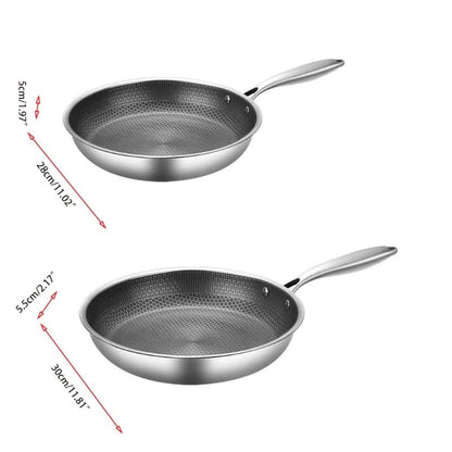 Skanto | PanPro 30cm Stainless Steel Non-Stick Frying Pan