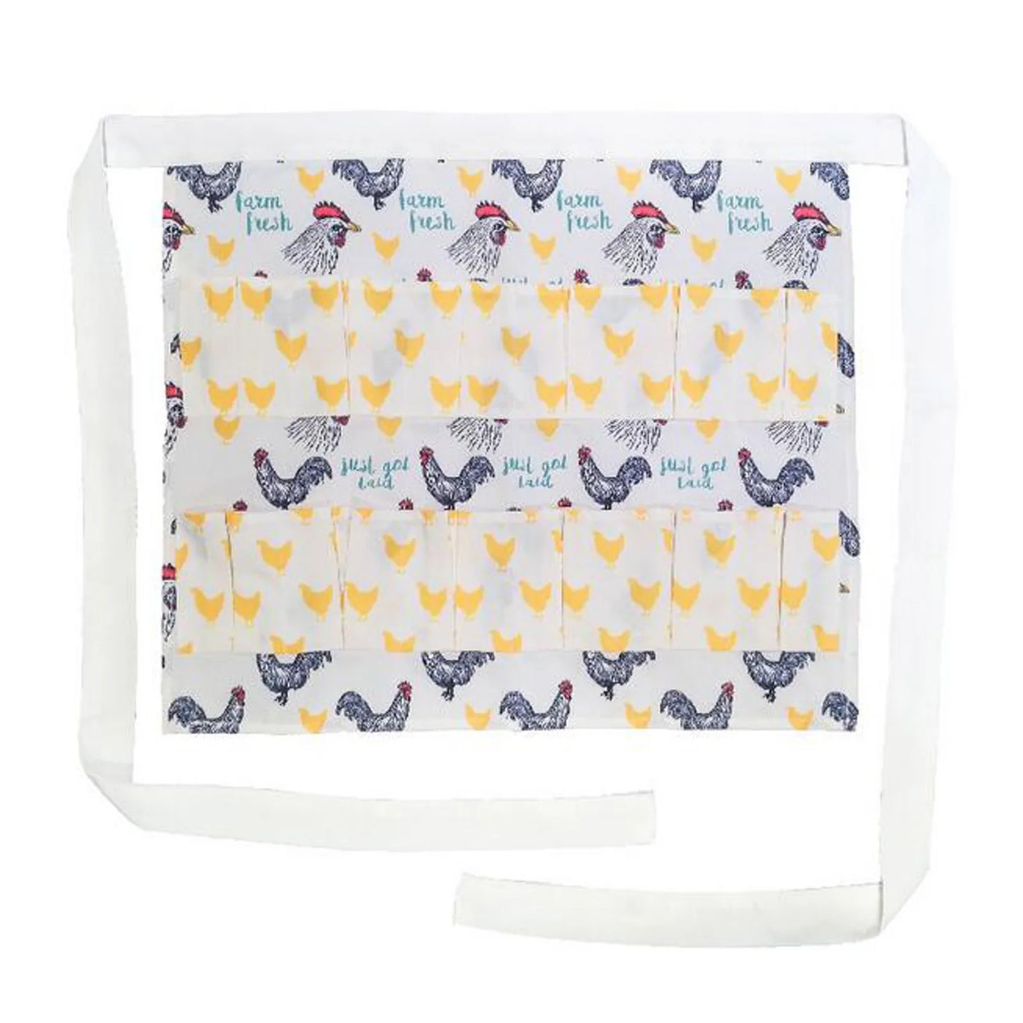 Skanto | Skanto Egg Collecting Harvest Apron - Farm & Garden Apron with Pockets for Chicken, Duck & Goose Eggs