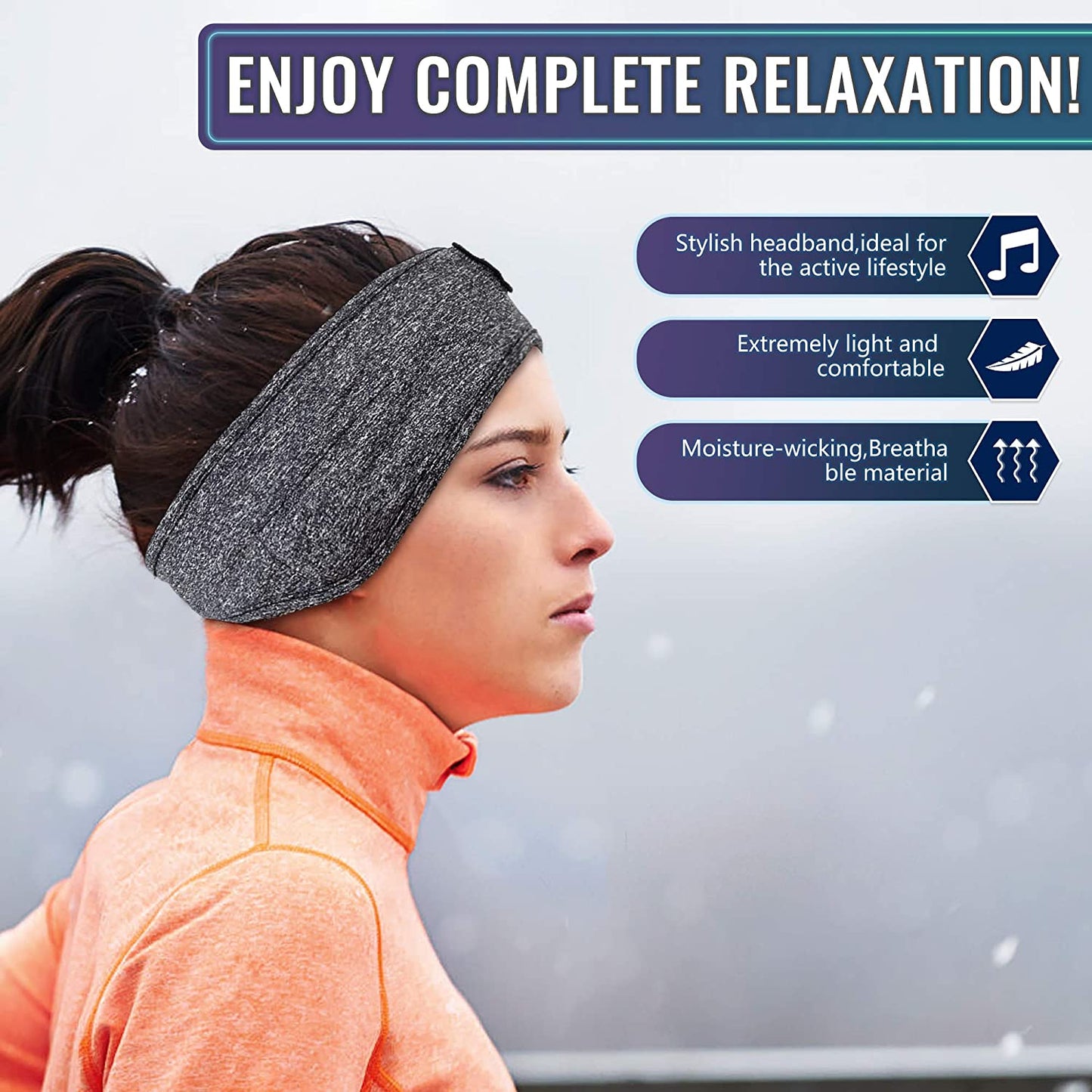 Sandsberg Sleep Headband: Thin and wireless