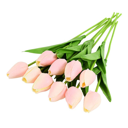 Skanto | Artificial Tulip Bouquet, Decoration (10 Pieces)