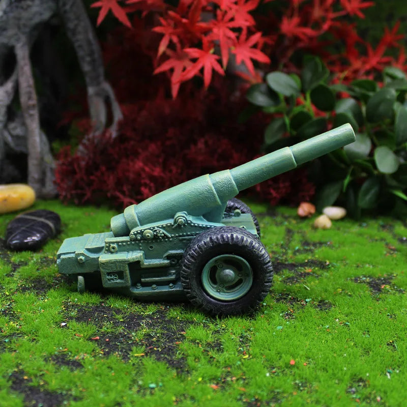 BowLift | 2-Piece Set Mini Wax Gnome Figurine with Cannon