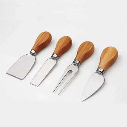 Skanto | CheeseLux – Premium Bamboo Cheese Board Set