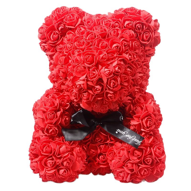 BowLift | Artificial Rose Flowers Teddy Bear
