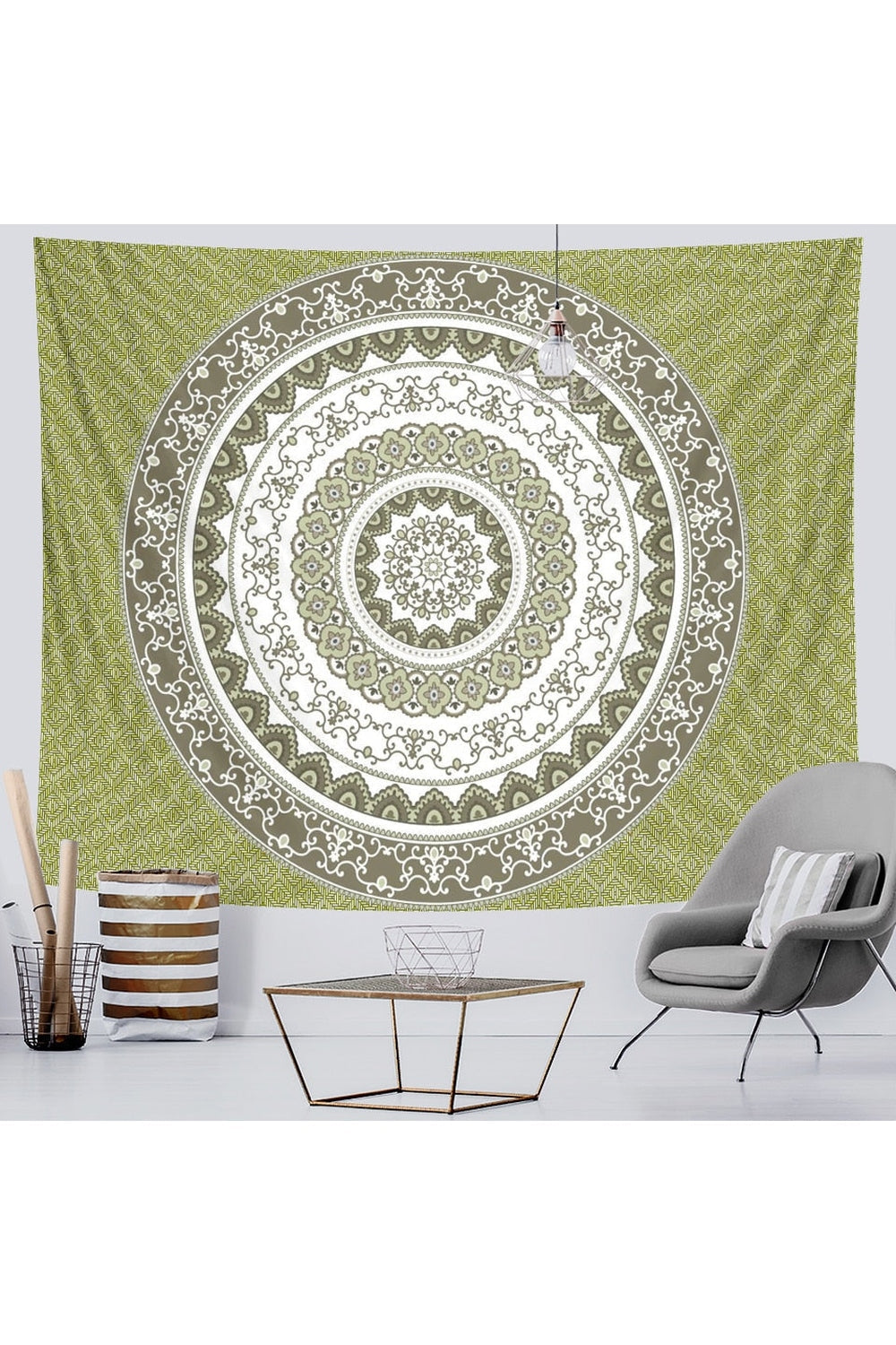 Trippy Mandala Wall Tapestry | Bowlift