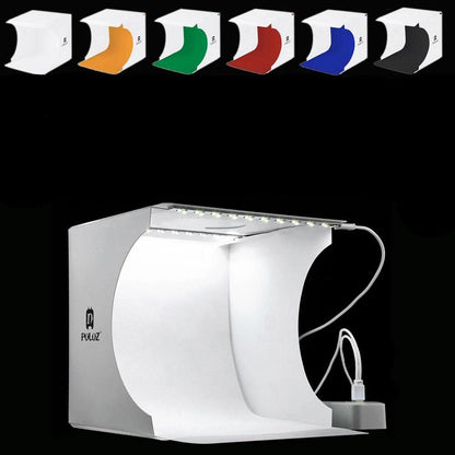 Skanto | "LumiCube" Mini Photo Studio with LED Lighting and 6 Backdrops