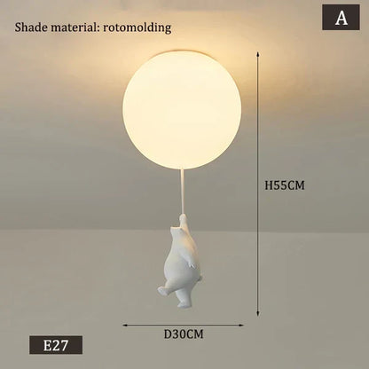 Skanto | Hanging Bear Balloons Lamp