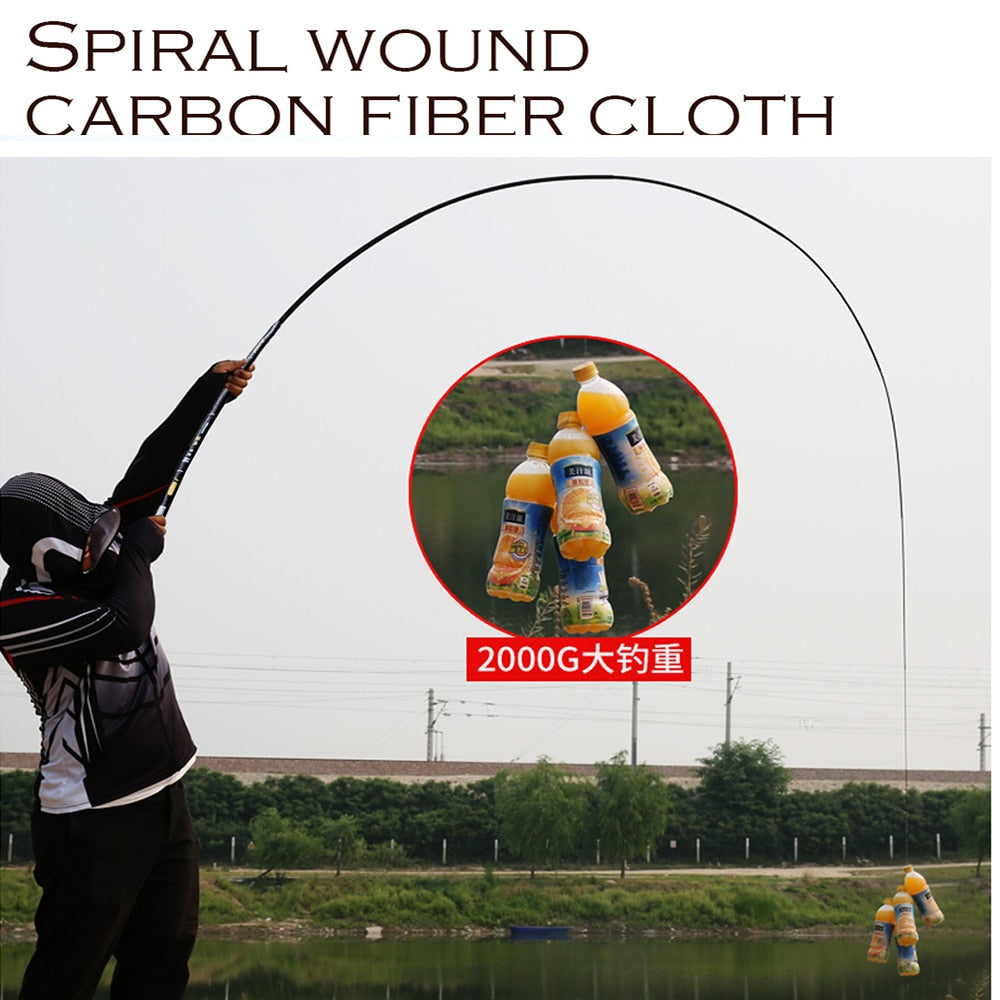 BowLift | Ultra-Light Telescopic Carbon Fiber Fishing Rod