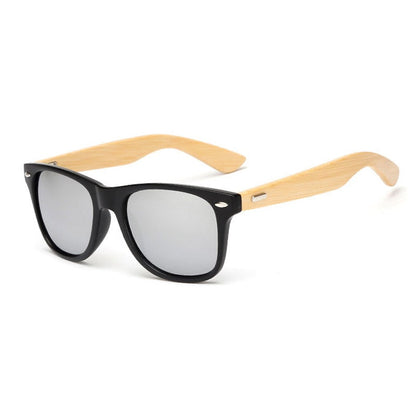 Skanto | Bamboo Retro Wood Sunglasses