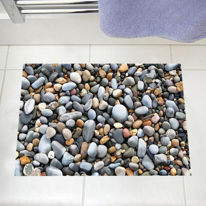 BowLift | 3D Stone Surface Bathroom Floor Stickers