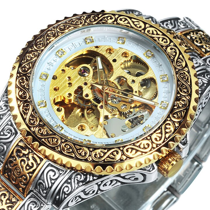 BowLift | Retro Lux Hand-Engraved Automatic Mechanic Watch