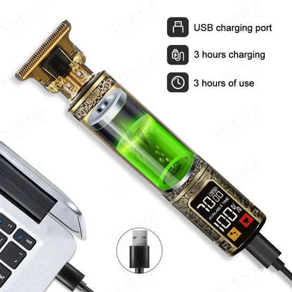 Professional Hair Clipper with Carbon Steel T-Blade | Skanto