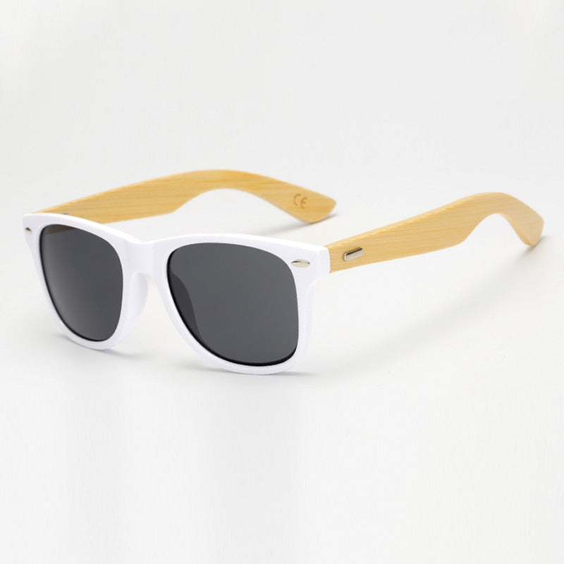 Skanto | Bamboo Retro Wood Sunglasses