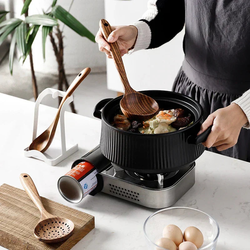 Skanto | TeakChef 7-Piece Kitchen Utensil Set – Premium Teak Kitchenware for Style & Functionality