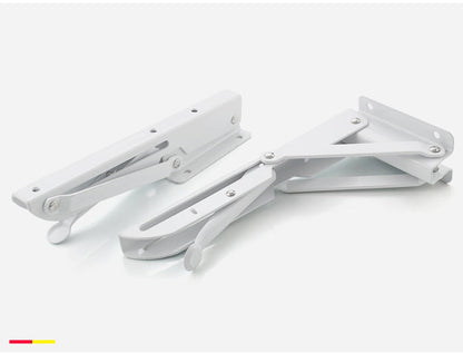Foldable Stainless Steel Shelf Hooks – 2-Pack, Heavy Duty