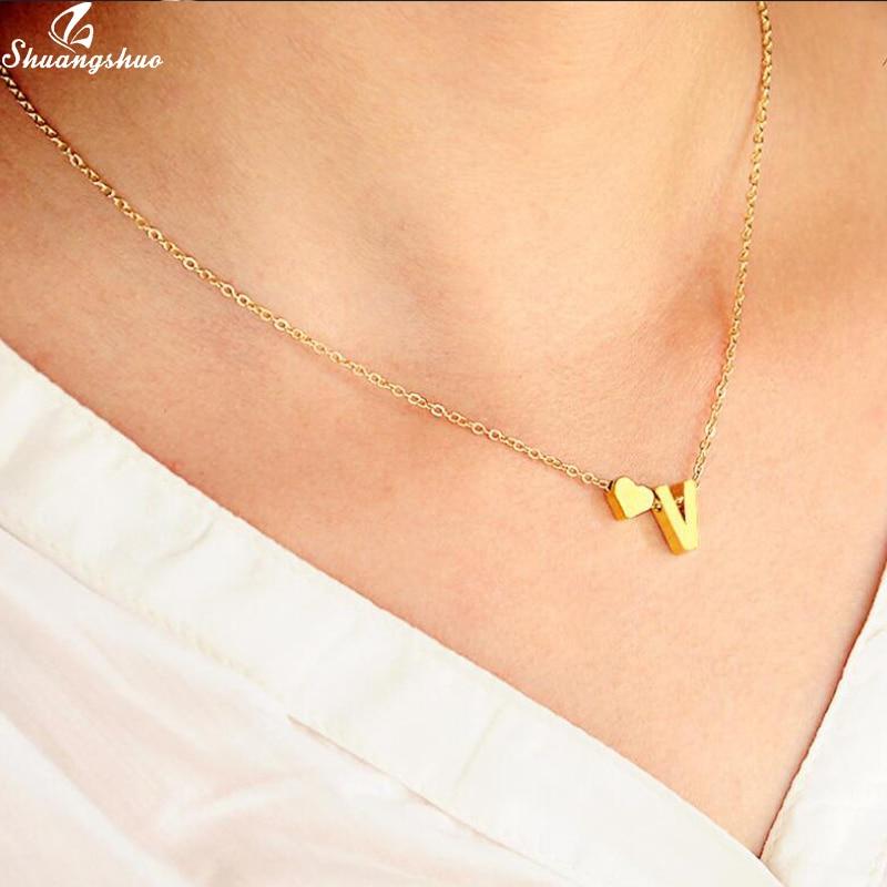 Sandsberg with heart pendant & letters