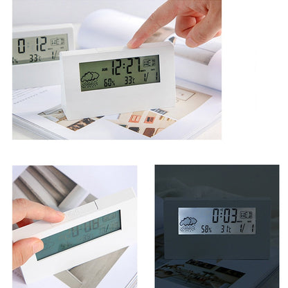 Transparent Crystal Vision Multifunctional Desktop Clock | Karnz