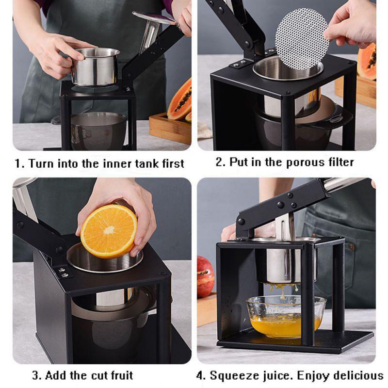 Skanto | Fresh Squeeze Stainless Steel Manual Juicer