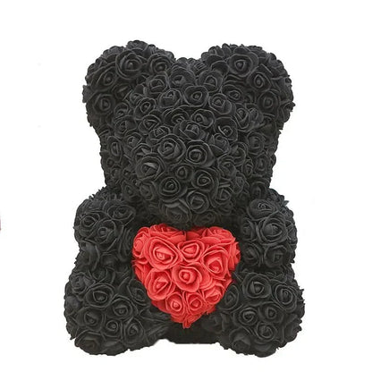 BowLift | Rose Teddy Bear with Handmade Foam Roses – 40cm