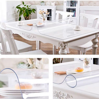 Soft Clear Protective Cover Transparent Table Mat | Skanto